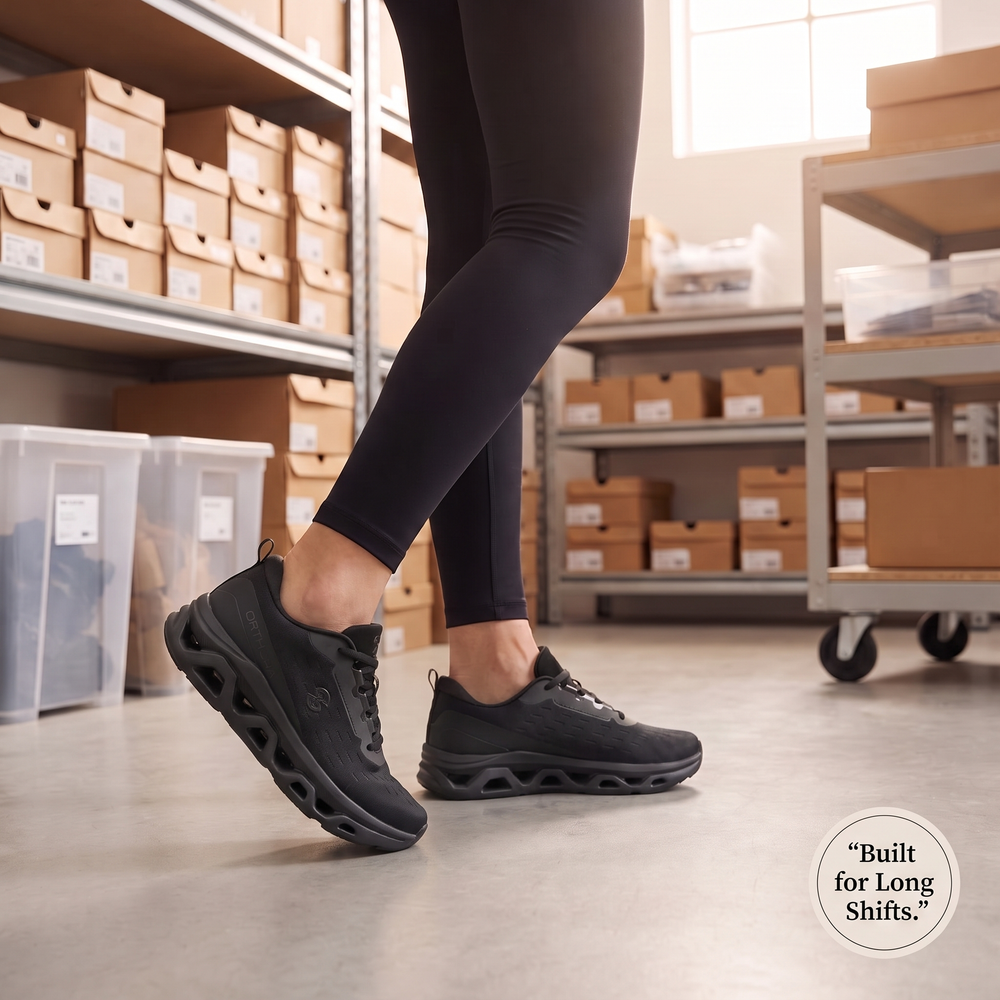 Orthora™ Fly — 12-Hour Shift Shoes for All-Day Foot, Knee & Back Pain Relief (BOGO)