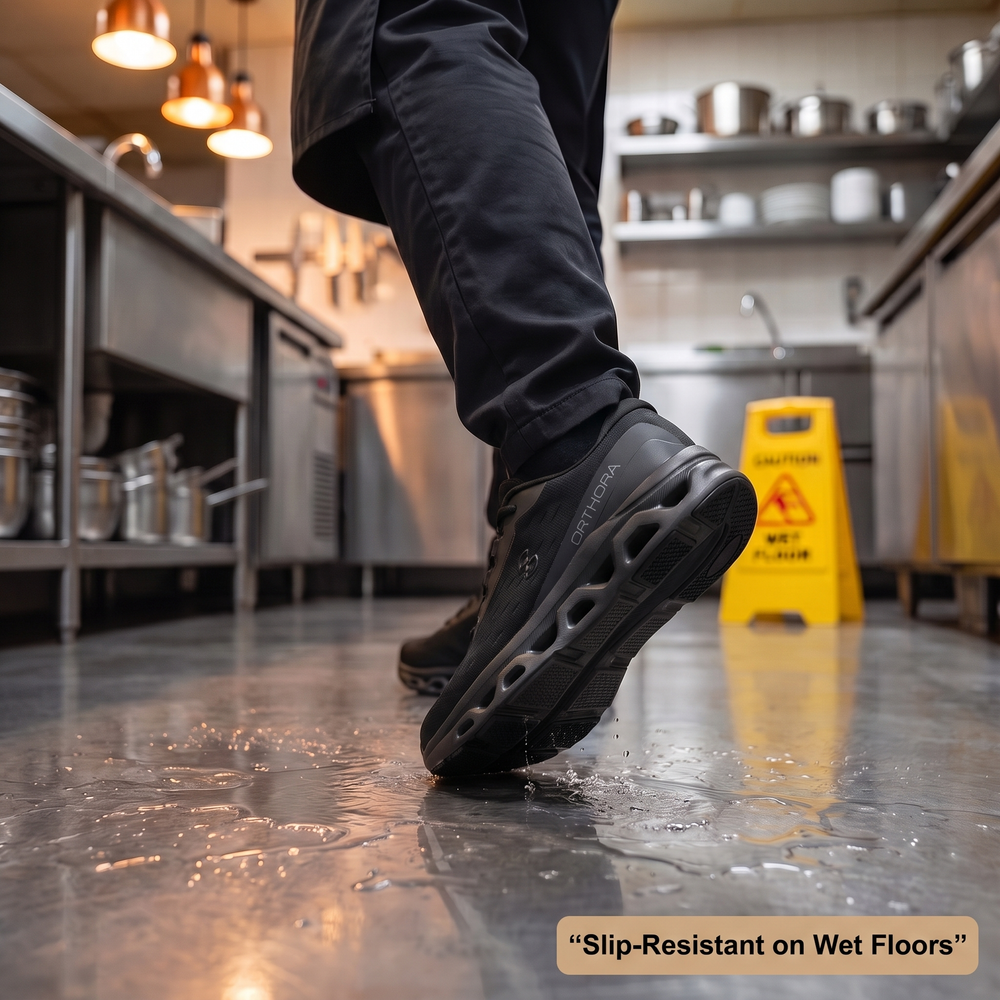 Orthora™ Fly — 12-Hour Shift Shoes for All-Day Foot, Knee & Back Pain Relief (BOGO)