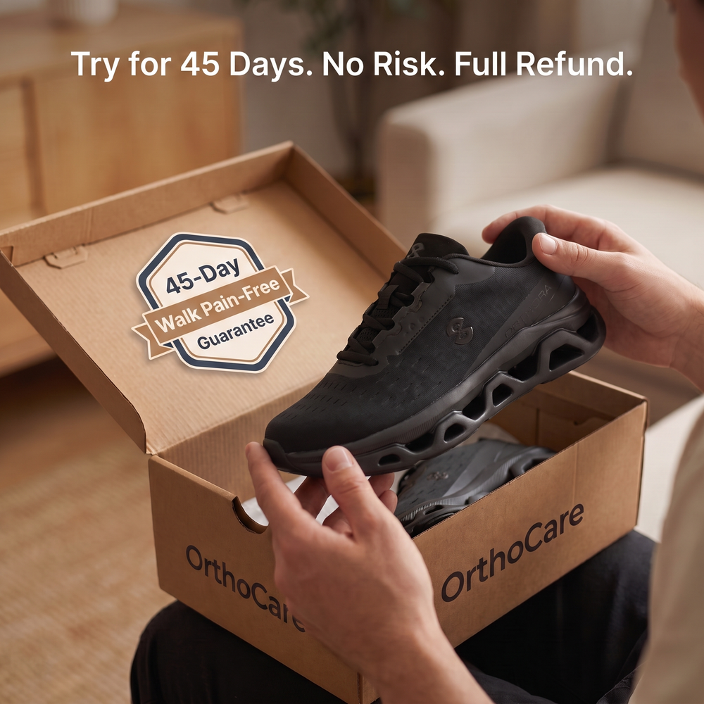 Orthora™ Fly — 12-Hour Shift Shoes for All-Day Foot, Knee & Back Pain Relief (BOGO)