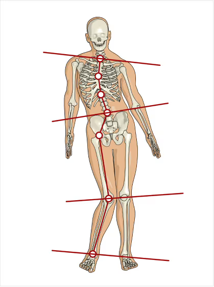 Foot pain radiating up the body