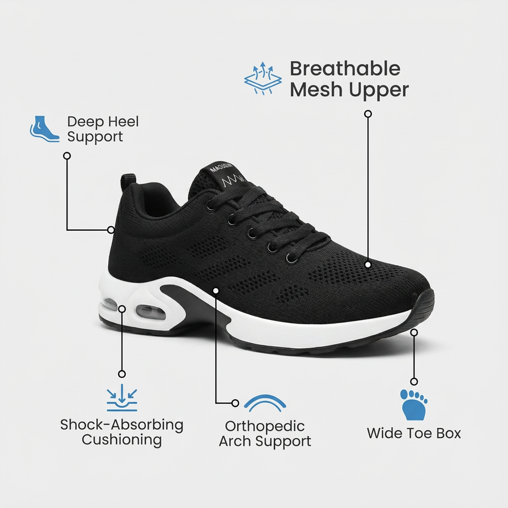 Orthora™ Pro — 12-Hour Shift Shoes for All-Day Foot, Knee & Back Pain Relief [Mother's Day Sale]