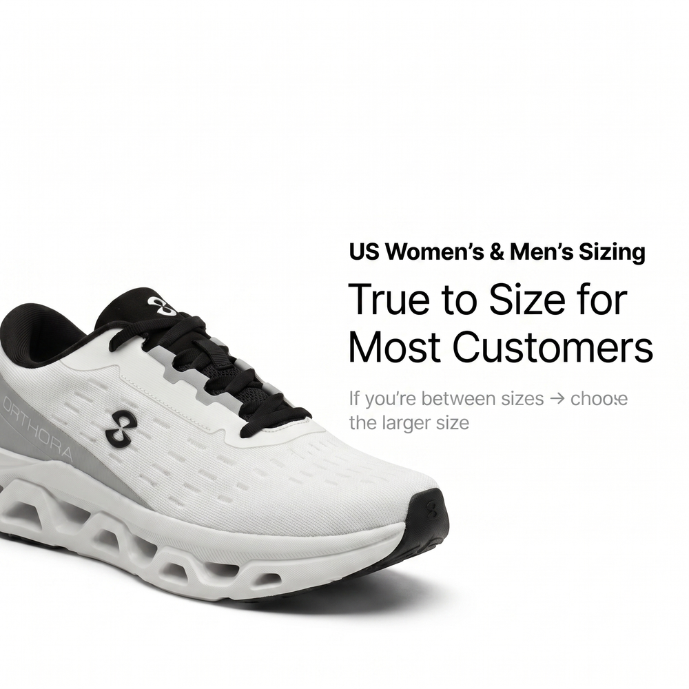 Orthora™ Fly — 12-Hour Shift Shoes for All-Day Foot, Knee & Back Pain Relief