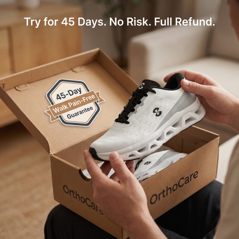 Orthora™ Fly — 12-Hour Shift Shoes for All-Day Foot, Knee & Back Pain Relief