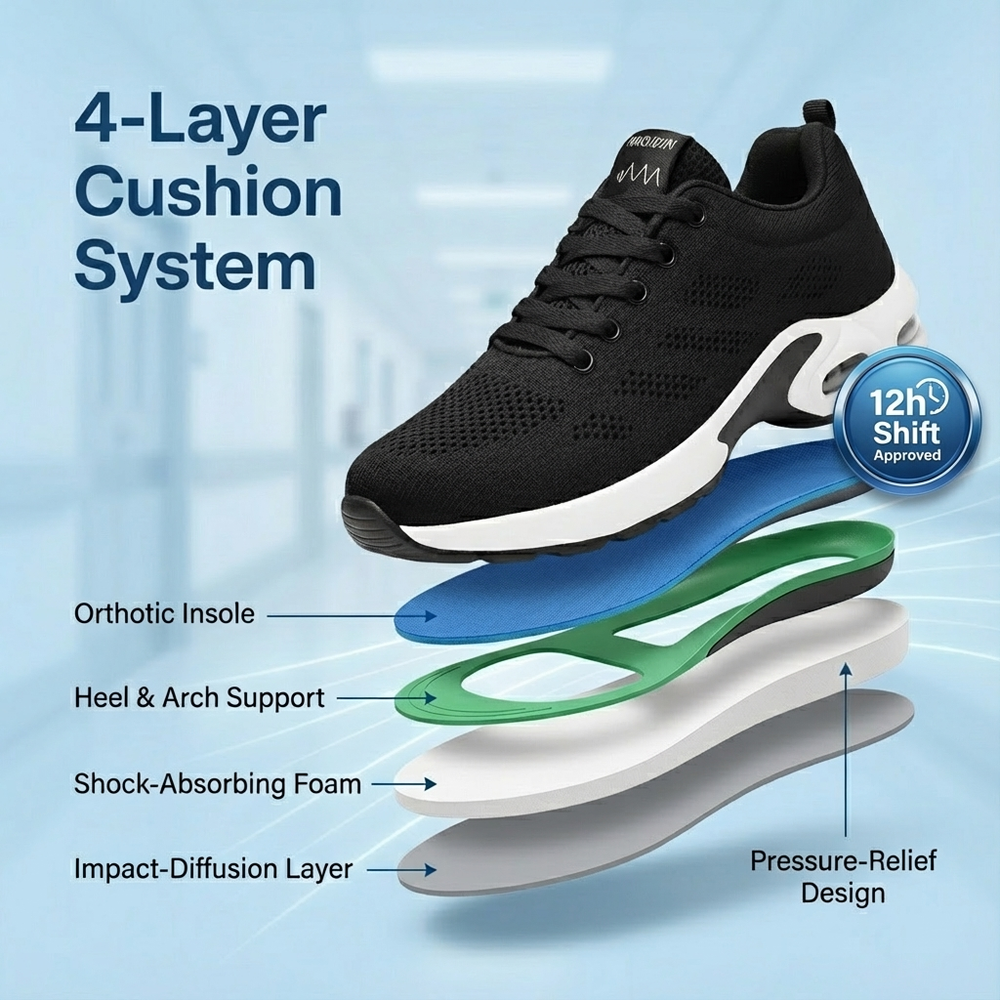 Orthora™ Pro – 12-Hour Shift Pain Relief Shoes